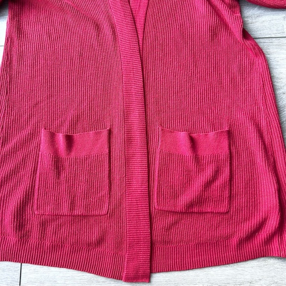Torrid Cardigan Open Front Sweater in Red - Picture 11 of 16